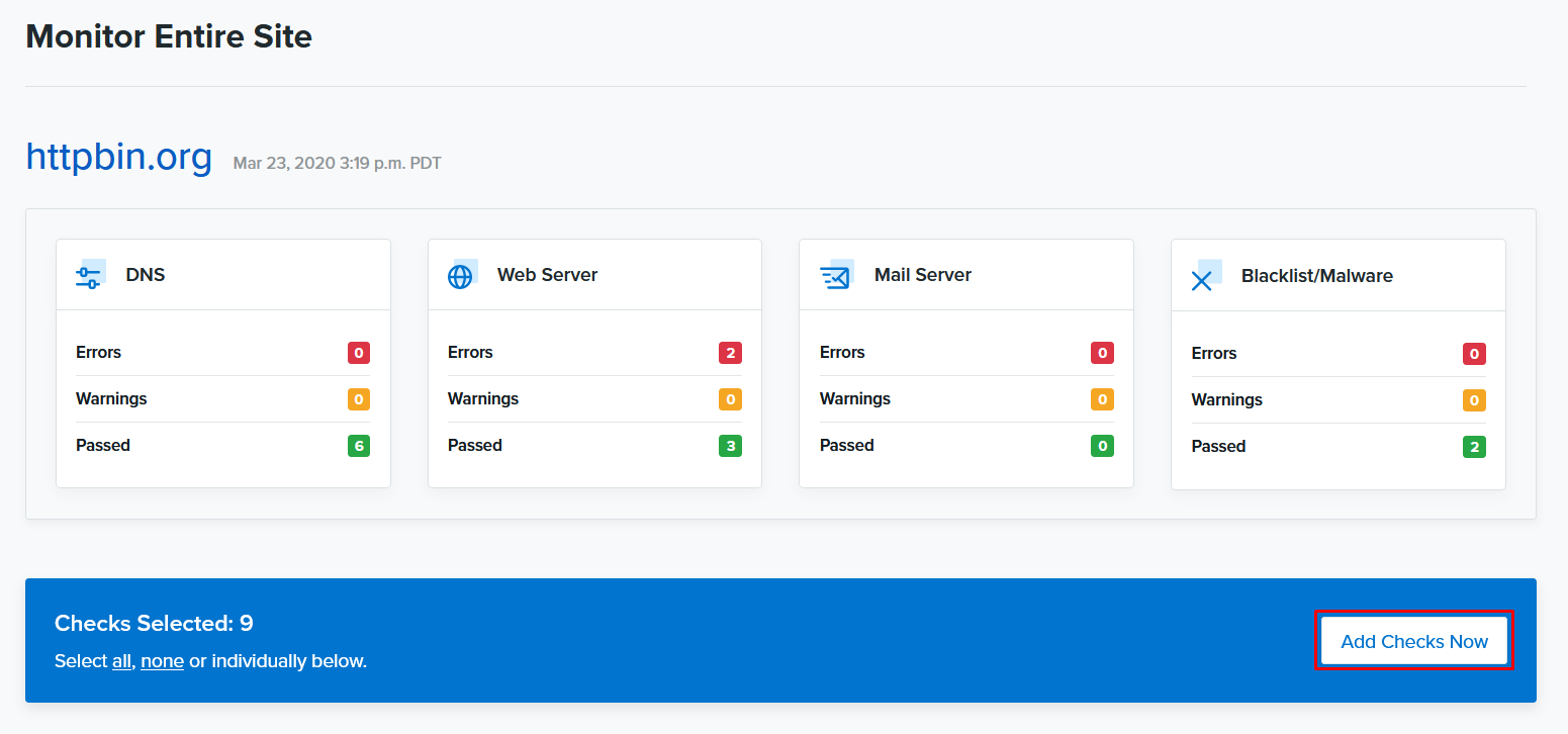 website monitor emulator